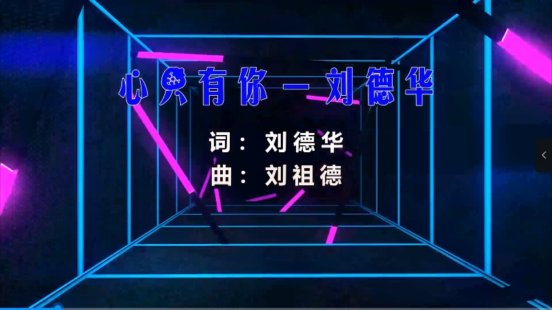 【米柒视频网】小刚定制：刘德华 – 心只有你 (MrDL ProgHouse Mix粤语) 影视vj [www.mqmix.com].mp4